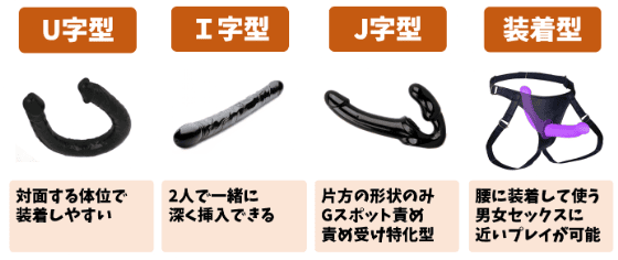 双頭 ディルド タイプ別