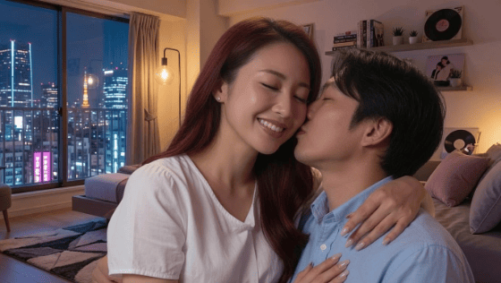 キス おっぱい