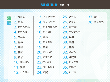 淫語 連呼